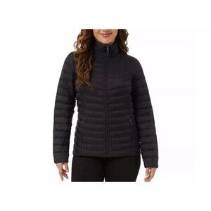 NWT 32 Degrees Ladies' Ultra Light Down RDS Certified Jacket Black Size Small